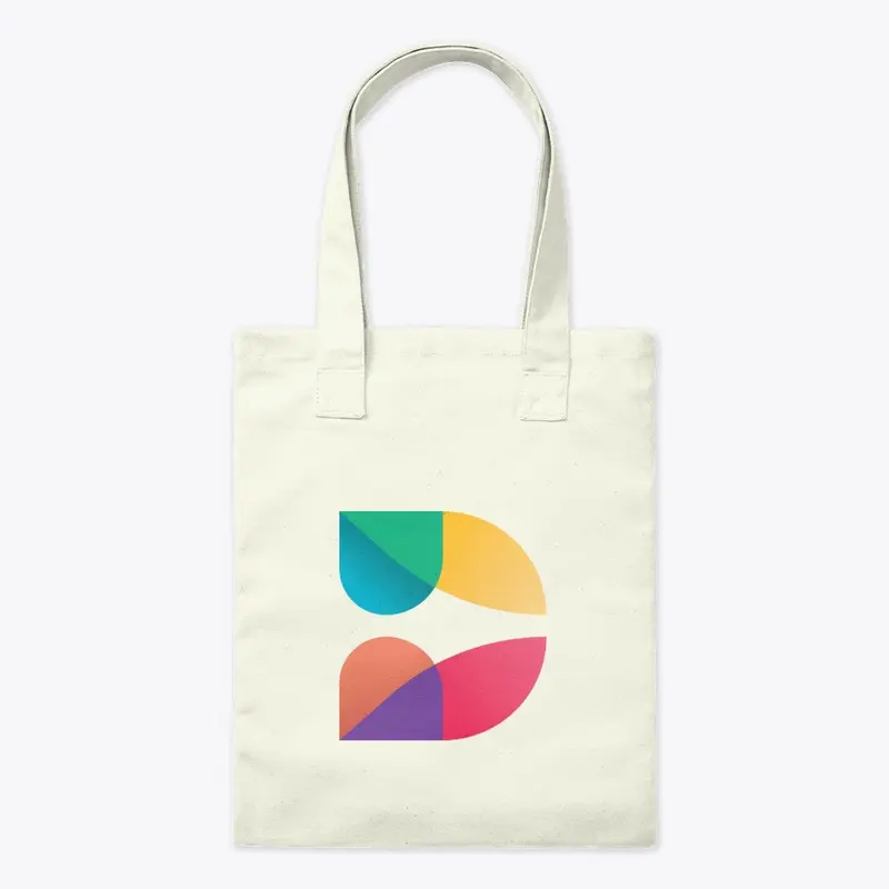 Designed Tote - White