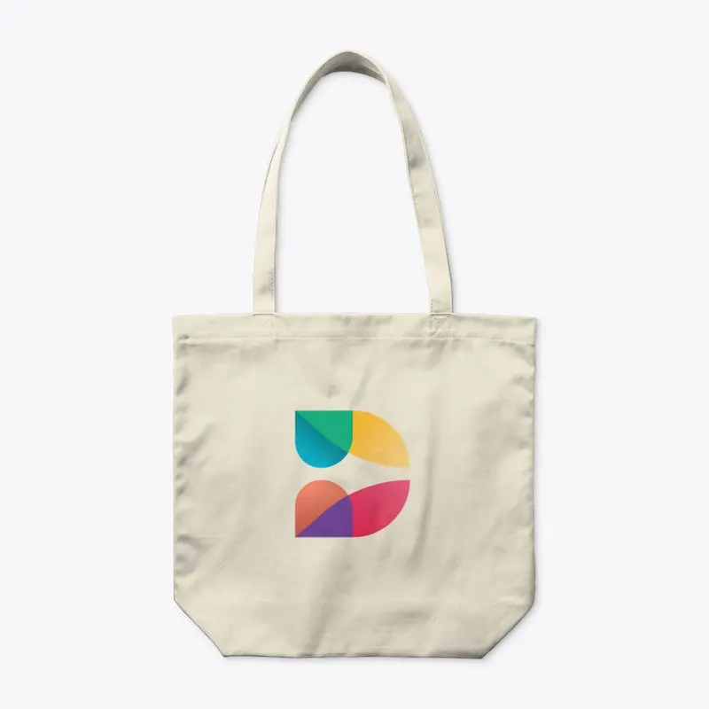 Organic Designed Tote - White